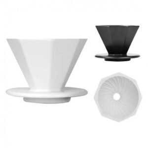 قمع سيراميك للتقطير - مضلع | Ceramic Dripper Ribbed